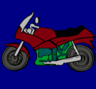 Dibujo Motocicleta pintado por eduard