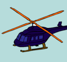 Dibujo Helicóptero  pintado por granvirgax