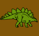 Dibujo Stegosaurus pintado por joquin123