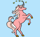 Dibujo Unicornio pintado por salome