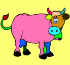 Dibujo Vaca lechera pintado por mdsara