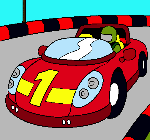 Dibujo Coche de carreras pintado por MaximoLuna