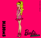 Dibujo Barbie Fashionista 6 pintado por jone