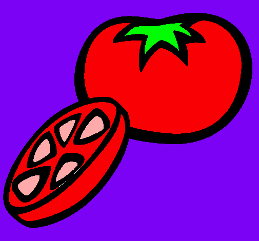 Dibujo Tomate pintado por NAYARA2006