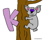 Dibujo Koala pintado por ashanti