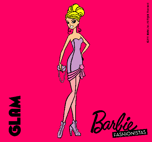 Dibujo Barbie Fashionista 5 pintado por natyguapaloba