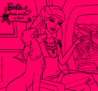 Dibujo Barbie llega a París pintado por lunapet186y