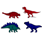 Dibujo Dinosaurios de tierra pintado por ericale