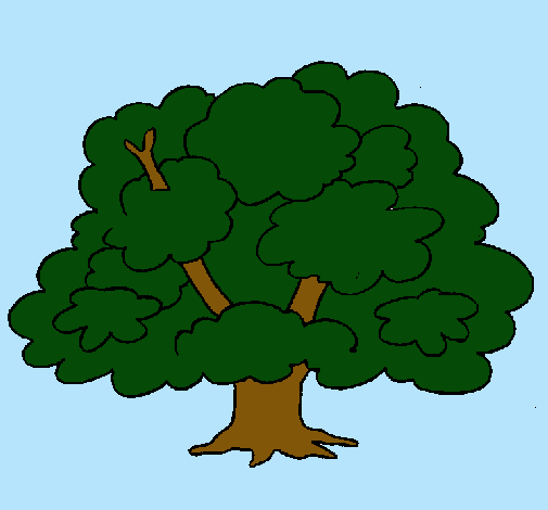 Dibujo Árbol pintado por eduard