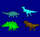 Dibujo Dinosaurios de tierra pintado por juhdn