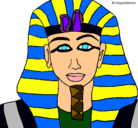 Dibujo Tutankamon pintado por kevinlopez19