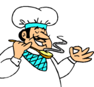 Dibujo Chef degustando pintado por marcelaaa
