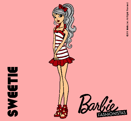 Dibujo Barbie Fashionista 6 pintado por el_eclipse