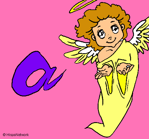 Dibujo Ángel pintado por Aldii