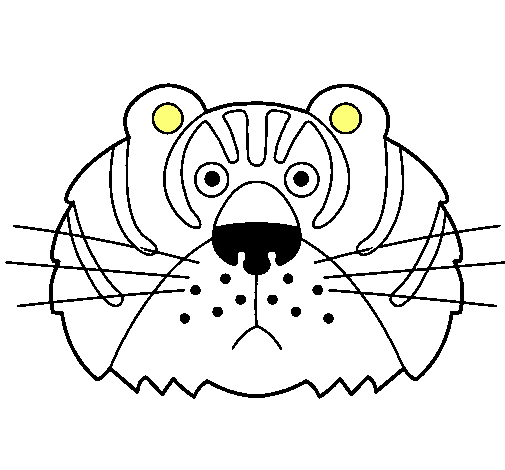Dibujo Tigre III pintado por pasber