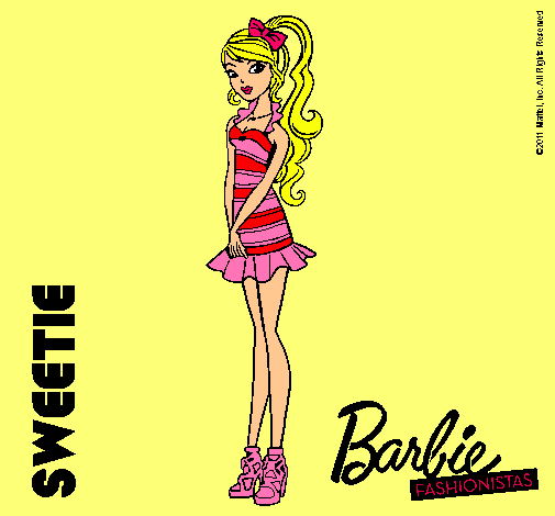 Dibujo Barbie Fashionista 6 pintado por Barbhix