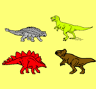 Dibujo Dinosaurios de tierra pintado por nachiin