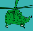 Dibujo Helicóptero al rescate pintado por yoel