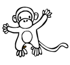 Dibujo Mono pintado por Tximino
