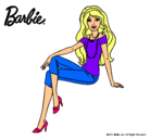Dibujo Barbie moderna pintado por irene12