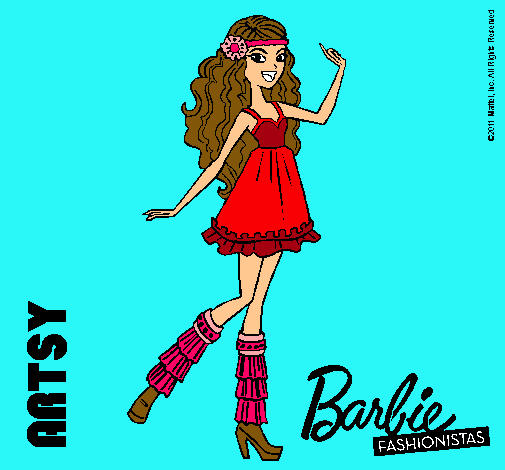 Dibujo Barbie Fashionista 1 pintado por MaiaKergan