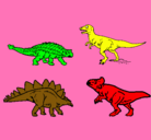 Dibujo Dinosaurios de tierra pintado por MOLINA