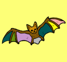 Dibujo Murciélago volando pintado por IKRE