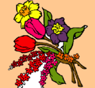 Dibujo Ramo de flores pintado por andrelena