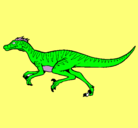 Dibujo Velociraptor pintado por tresdfgdcxvf