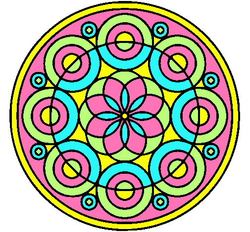 Dibujo Mandala 35 pintado por Anto265