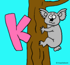 Dibujo Koala pintado por jacqui