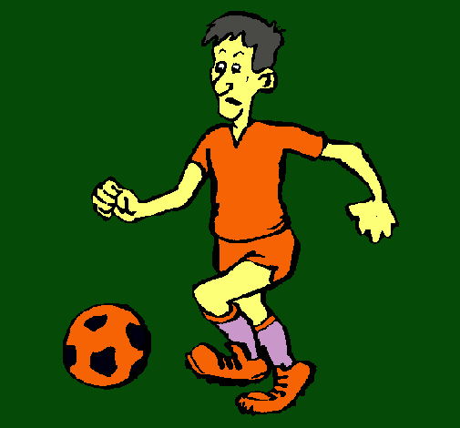 Dibujo Jugador de fútbol pintado por garikoitz