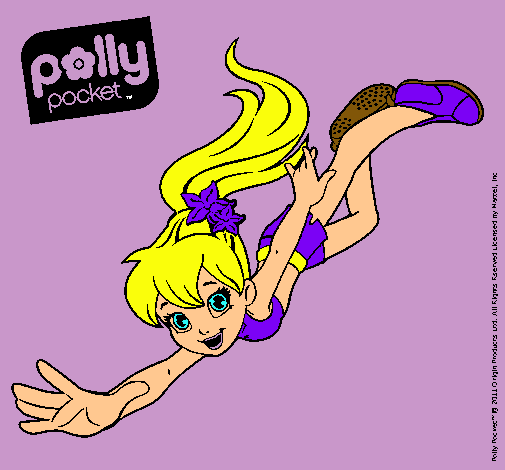 Dibujo Polly Pocket 5 pintado por amalia