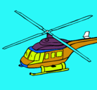 Dibujo Helicóptero  pintado por mayda
