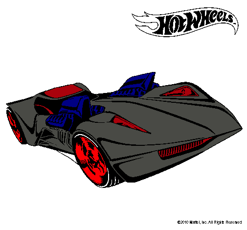 Dibujo Hot Wheels 4 pintado por Edgui