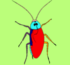 Dibujo Cucaracha grande pintado por DESCHI