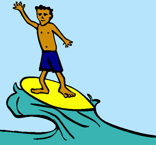 Dibujo Surfista pintado por garikoitz