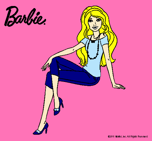 Dibujo Barbie moderna pintado por Addanari