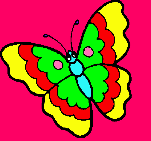 Dibujo Mariposa pintado por artistaalan