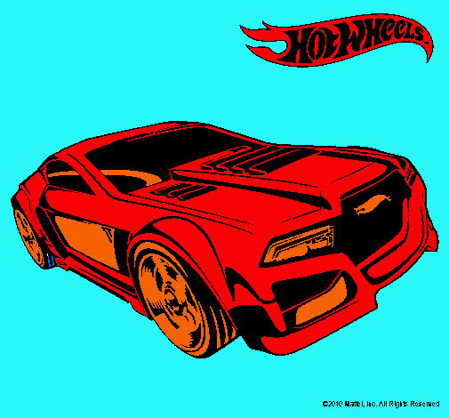 Dibujo Hot Wheels 5 pintado por cariguapo