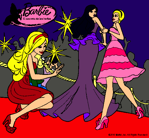 Dibujo Barbie descubre una luz pintado por Saara07