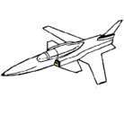 Dibujo Jet pintado por pasber