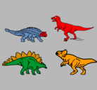 Dibujo Dinosaurios de tierra pintado por Angelitos