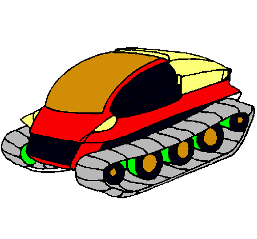 Dibujo Nave tanque pintado por aaaaaa