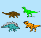 Dibujo Dinosaurios de tierra pintado por cesarin2005