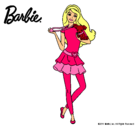Dibujo Barbie y su mascota pintado por irene12