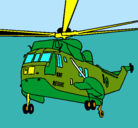 Dibujo Helicóptero al rescate pintado por yerairankin