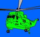 Dibujo Helicóptero al rescate pintado por azazaz