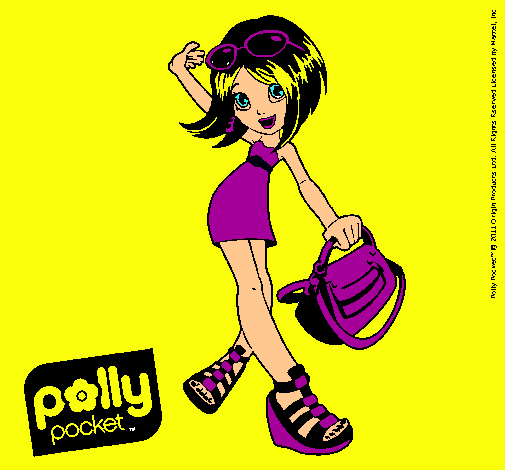 Dibujo Polly Pocket 12 pintado por amalia