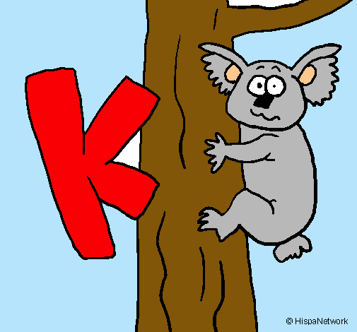 Dibujo Koala pintado por linda17